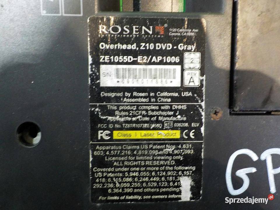 OUTLANDER II 0610 monitor dachowy ROSEN ZE1055D Suków sprzedam