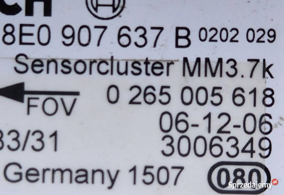 MODUŁ CZUJNIK ESP AUDI A4 B6 VW PASSAT B5 FL Działoszyce