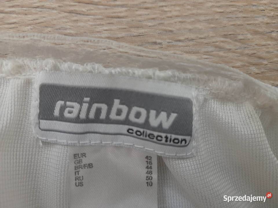 Biała bluzka letnia Rainbow Chynowo