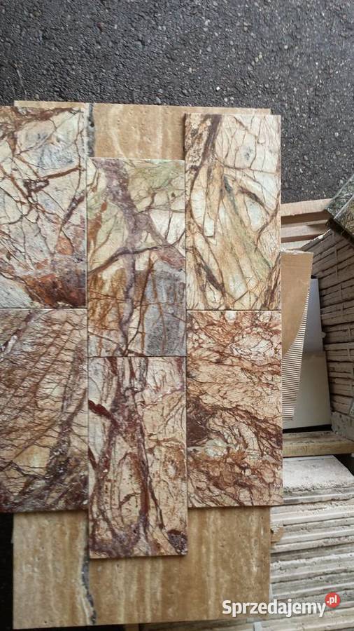 Płytki Marmurowe Rain Forest Brown 10x30x1 Podłogi i schody Kraków