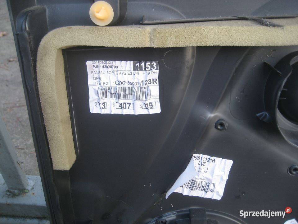 dacia duster lift 1317r tapicerka boczek drzwi osobowe Rakoniewice