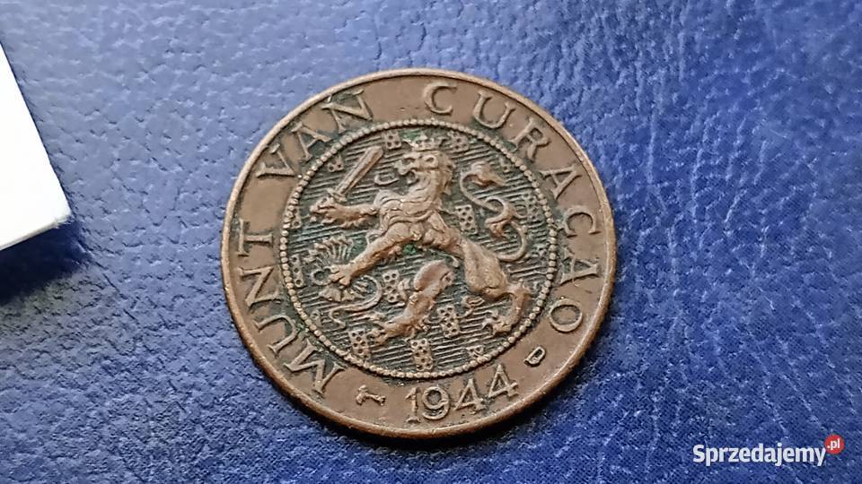 Stare monety 2 12 cent 1944 Curacao
