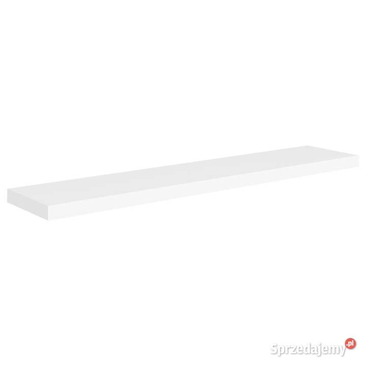 Półki ścienne 4 białe 120x235x38 MDF WM323822 Warszawa sprzedam