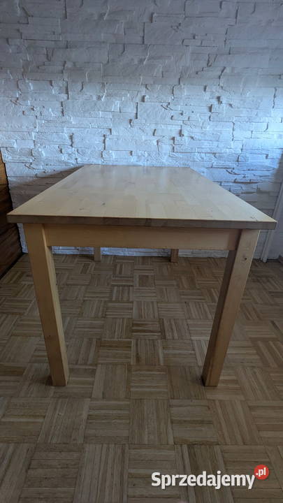 stół drewniany Ikea z krzesłami w białych Warszawa