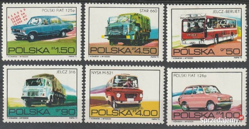 POLSKA SAMOCHODY 1973 CZYSTE Łódź