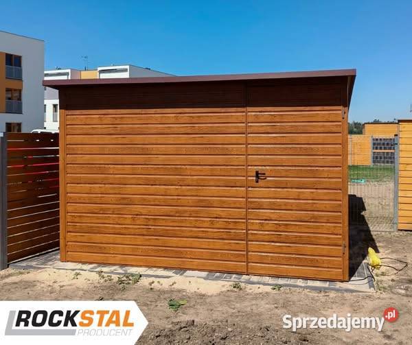 Garaż blaszany blaszak wiata carport konstrukcja śląskie Bytom