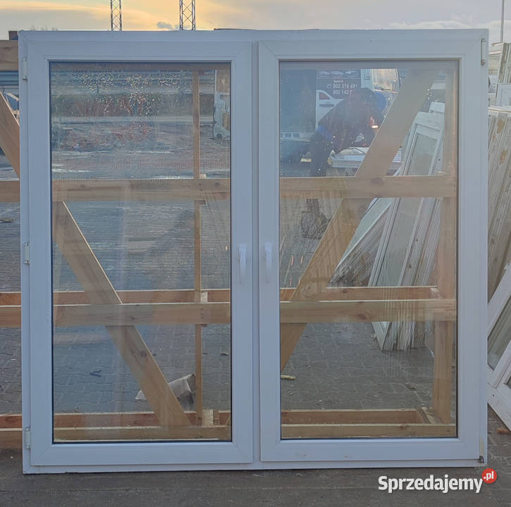 OKNA KacprzaK OKNO PCV 172X162 Używane Okna ścienne Siedlce