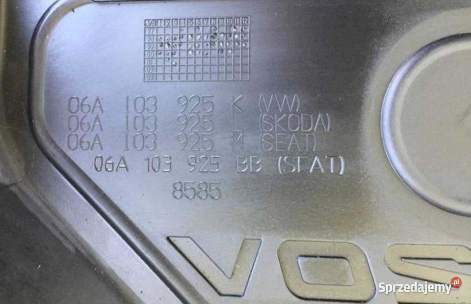 GÓRNA OSŁONA POKRYWA SILNIKA 18 20V LEON I świętokrzyskie Działoszyce