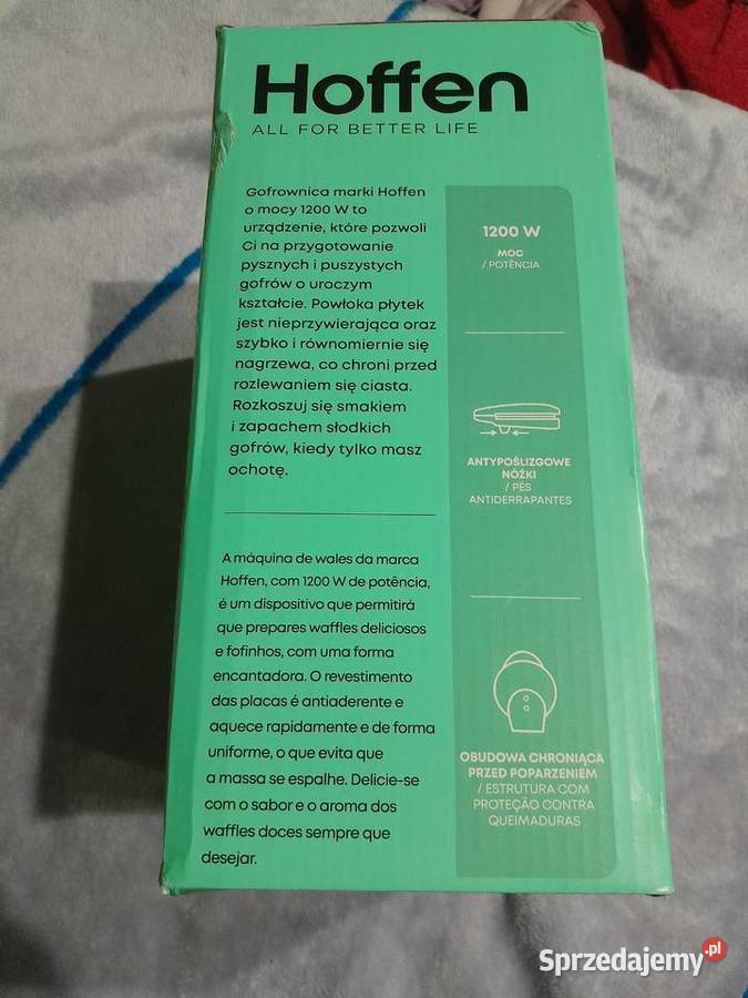 Gofrownica Hoffen 1200W Wieliczka sprzedam