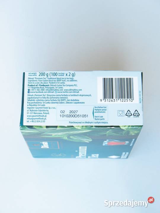 Dilmah Ceylon Premium Tea 100 200g Herbata Kraków