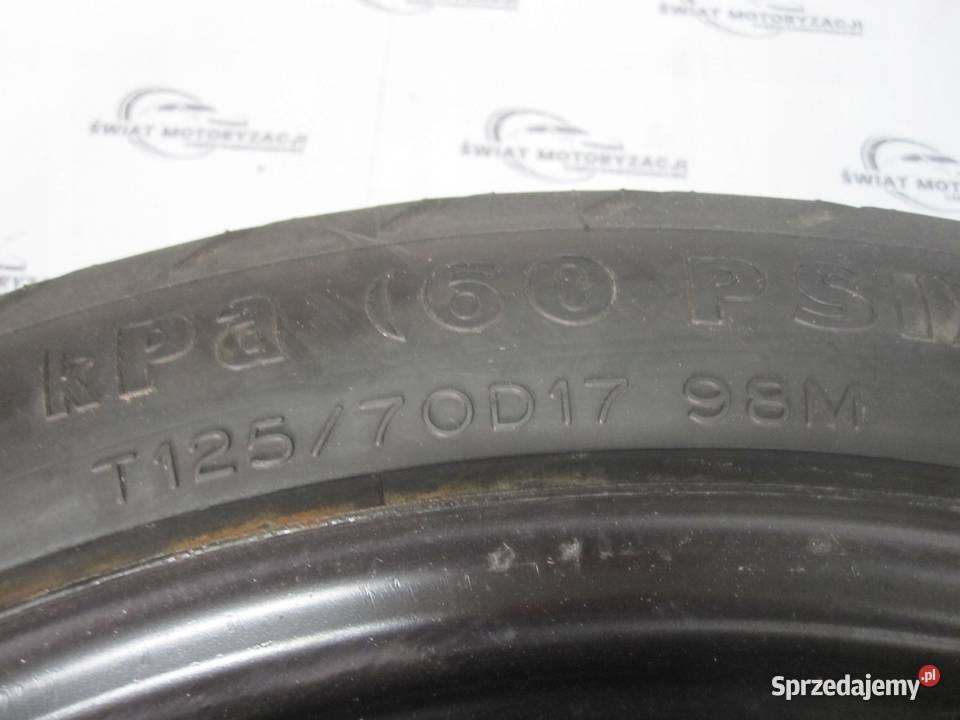 TOYOTA AVENSIS AURIS koło dojazdowe 1257017 98M sprzedam