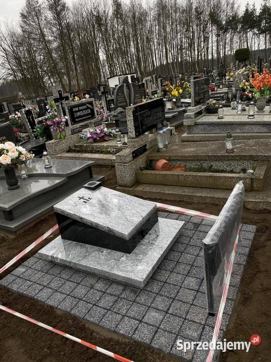 NAGROBKI POMNIKI Granitowe pojedyncze podwójne Odolanów sprzedam