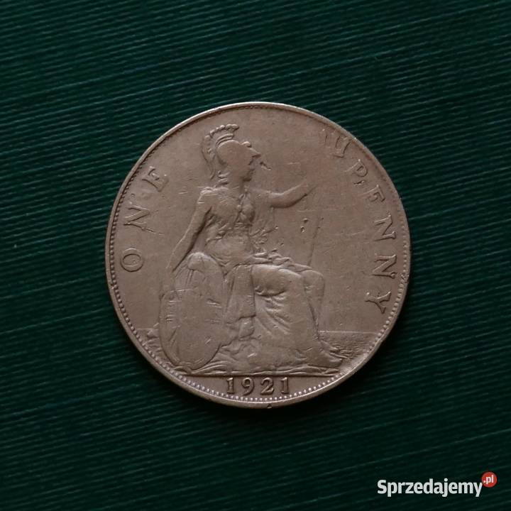 WIELKA BRYTANIA 1 pens 1921r