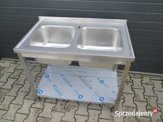 Zlew Gastronomiczny 2 Komorowy Z Półką 1006085 Gastronomia wielkopolskie Ostrów Wielkopolski