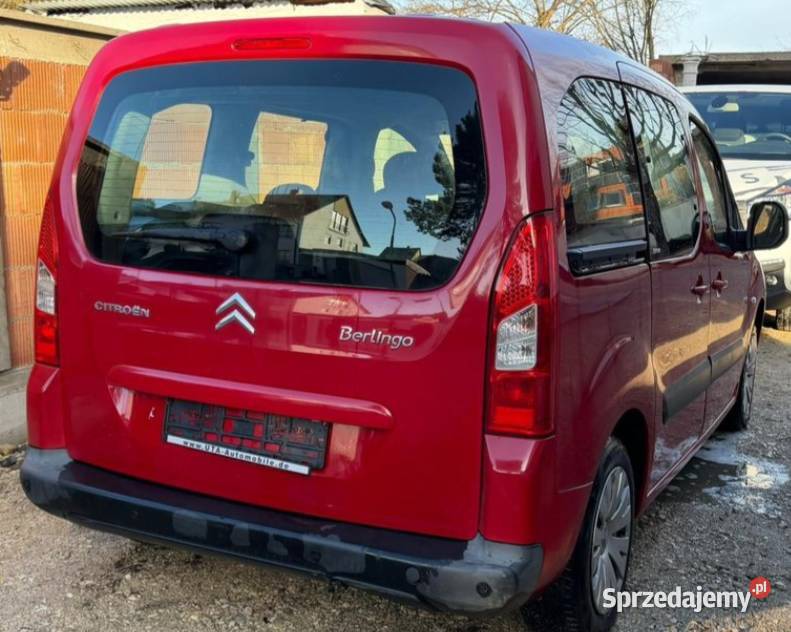 Citroen Berlingo 16 zwykła benzyna Rok produkcji 2009 Bolesławiec