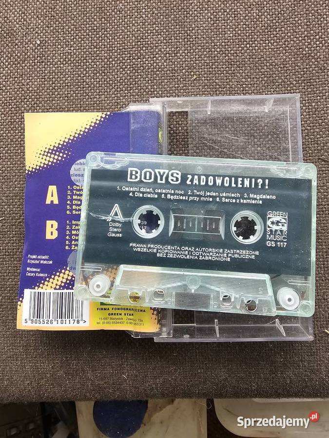 Boys Kaseta audio Green Star NAJTANIEJ sprzedam