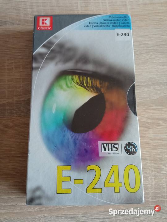 K CLASSIC E-240 nowa kaseta VHS
