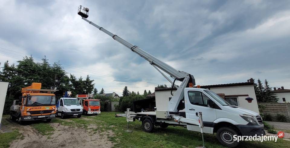 Podnośnik koszowy 27 m 35t Ruthmann TB 270 Podnośniki koszowe łódzkie Łódź