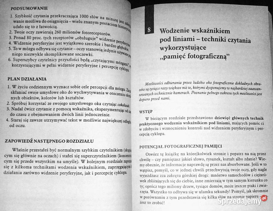 Podręcznik szybkiego czytania Tony Buzan Chełm sprzedam