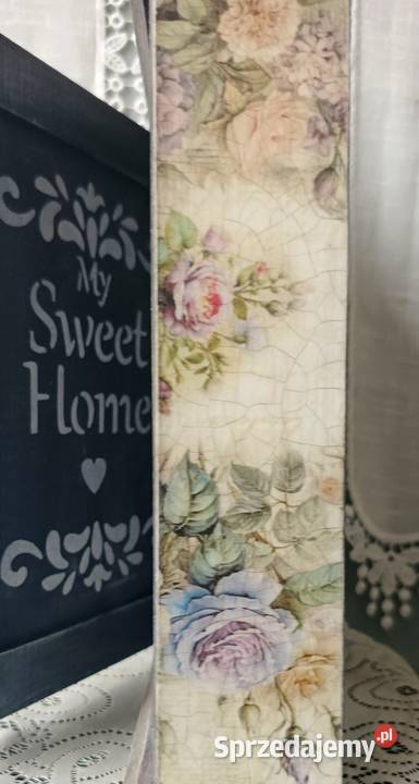 Drewniana szafka na klucze My Sweet Home styl warmińsko-mazurskie Ostróda