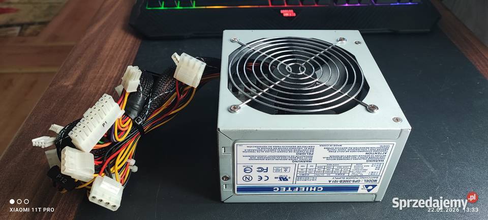 Zasilacz ATX Chieftec 350EB kujawsko-pomorskie Chełmża