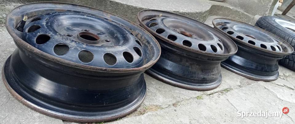 3 Felgi Stalowe r14 3 Samochodowe Felgi Gliwice sprzedam