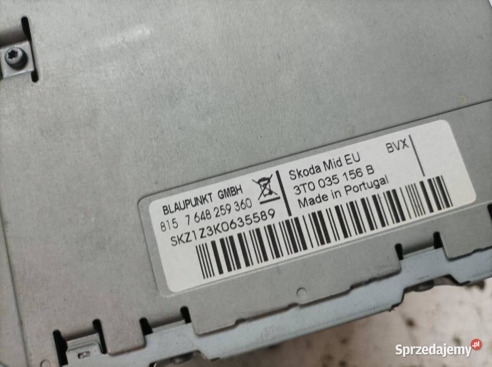 RADIONAWIGACJA 3T0035156B Skoda Superb II sprzedam