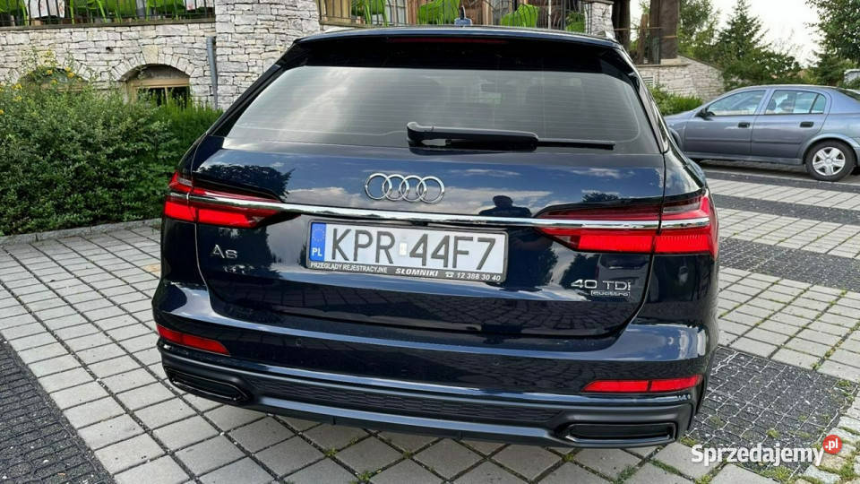 Audi A6 Avant 40Tdi mHEV 204 Quattro Przebieg 80 światła do jazdy dziennej Słomniki sprzedam