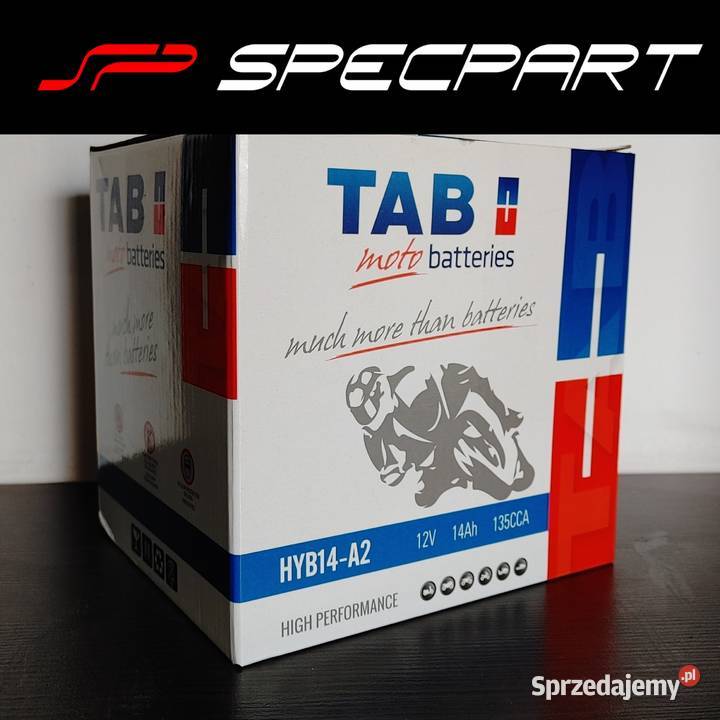 Akumulator motocyklowy TAB YB14A2 HYB14A2 12V