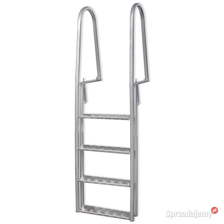 Drabina do basenu pomostu 4 stopnie aluminium sprzedam