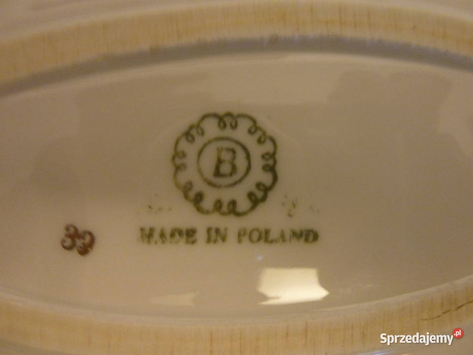 Owalny porcelanowy półmisek Bogucice