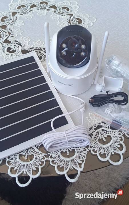Kamera zewnętrzna 2K z panelem solarnym