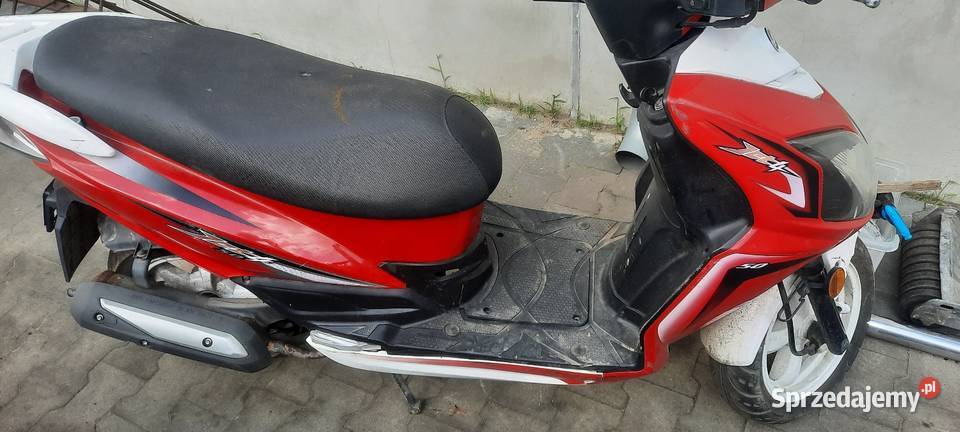 Skuter Sym jet4 bez prawa rejestracji na części benzyna Poniec