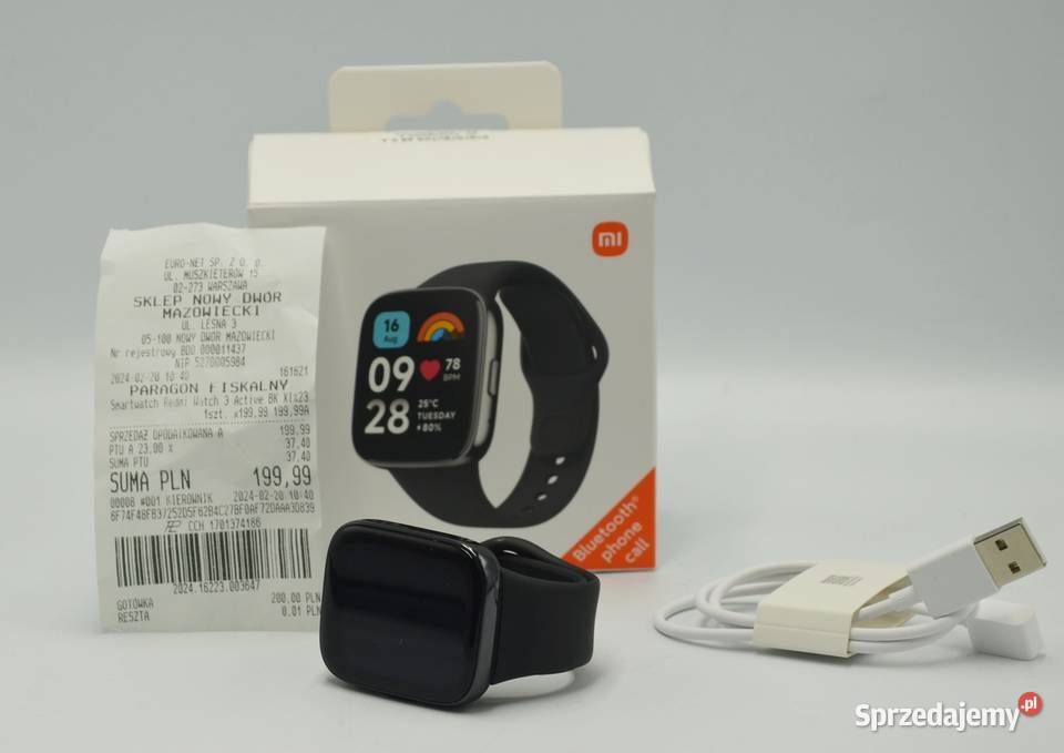 Smartwatch Xiaomi Redmi Watch 3 Active Gwarancja