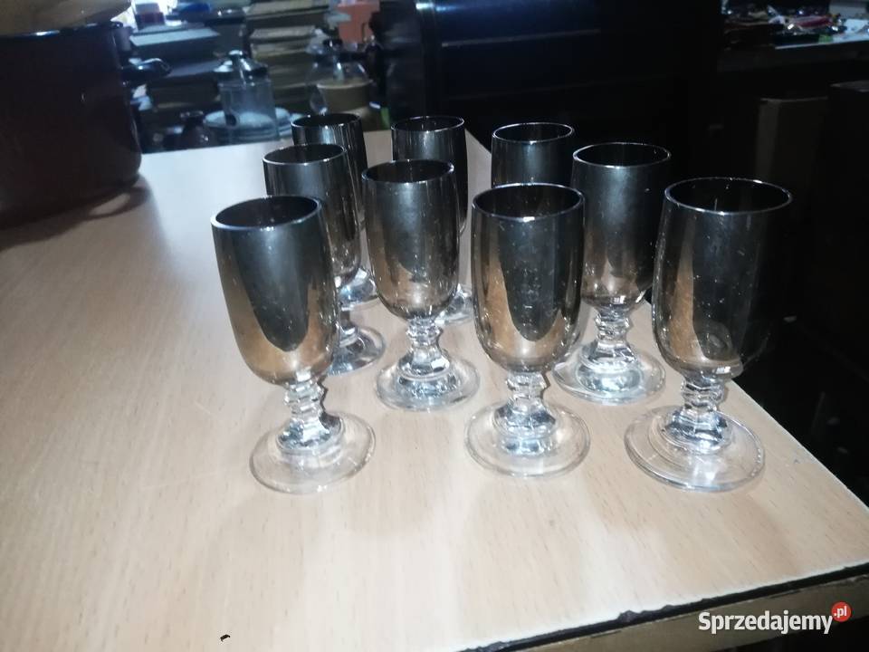 Szklane dymione kieliszki dymne Łódź