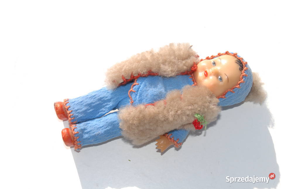 Stara zabawka lalka miniaturowa mini unikat Pozostałe śląskie Cieszyn sprzedam