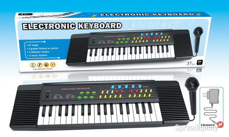 Organki pianinko keyboard z mikrofonem 37 Poznań