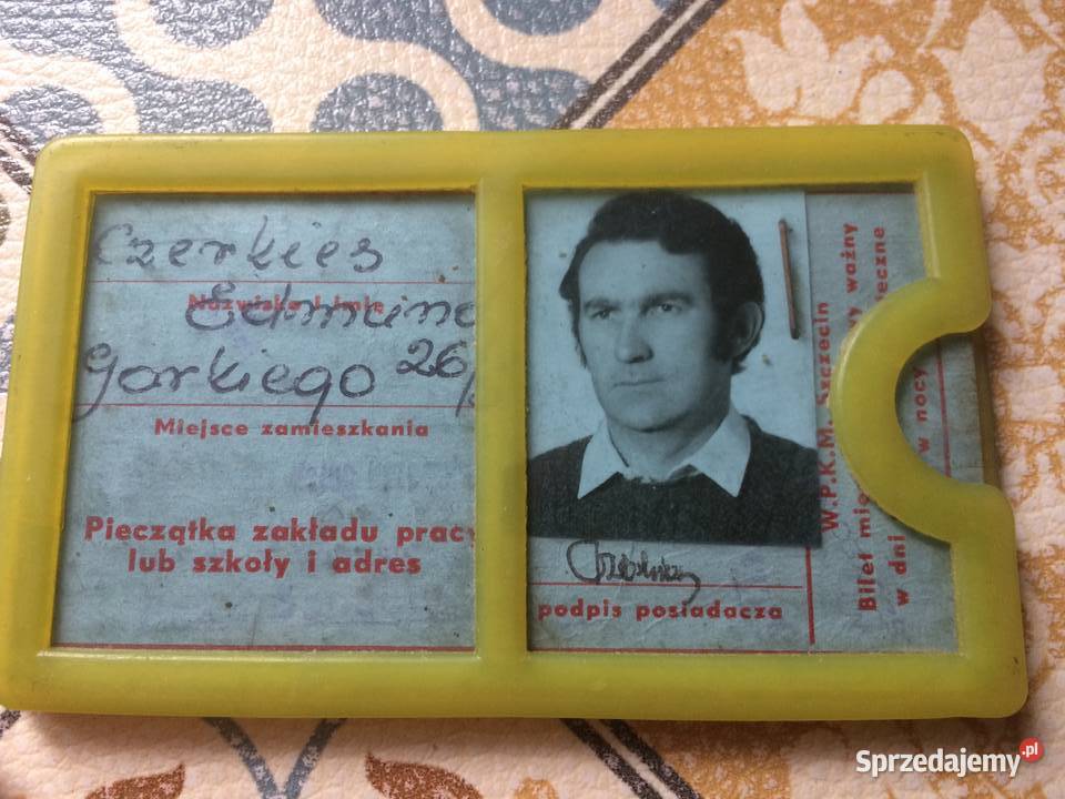 1184 Legitymacja Komunikacji Miejskiej w Szczecin