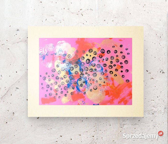 abstrakcja sypialnia rysunek nowoczesny Bydgoszcz