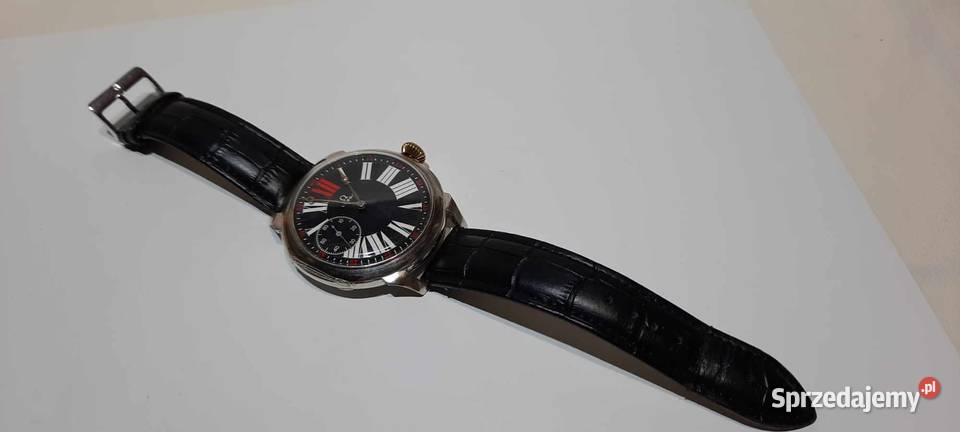 Zegarek Omega Pasówka czarna w srebrze K1550