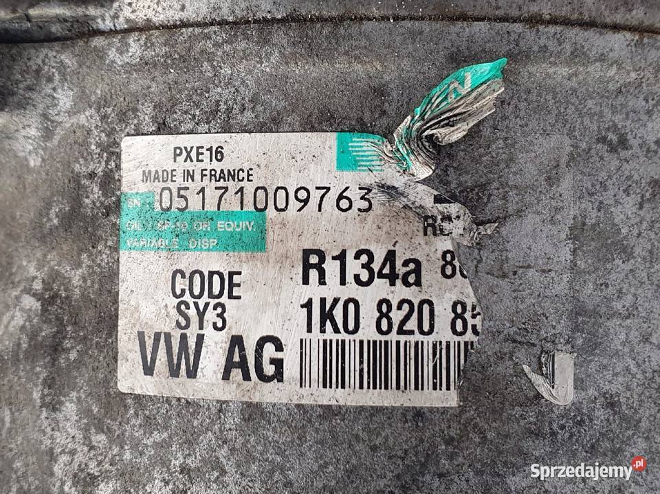 SPRĘŻARKA KLIMATYZACJI Skoda Octavia II Audi A3 Chełm