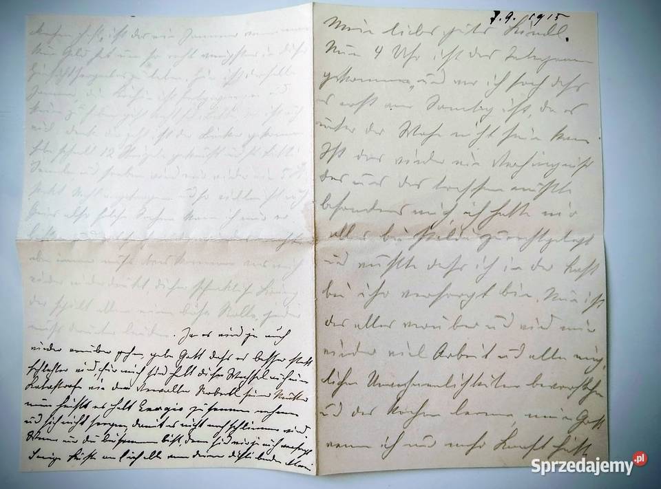 Stare dokumenty z czasów wojny Żory