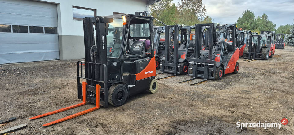 Wózek Widłowy Doosan G15S 2012 Triplex 455 m Małkinia Górna