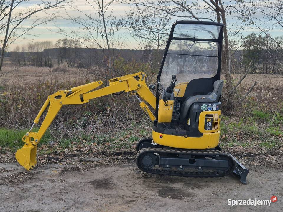 Koparka KOMATSU PC10UU Gąsiennice Koparki
