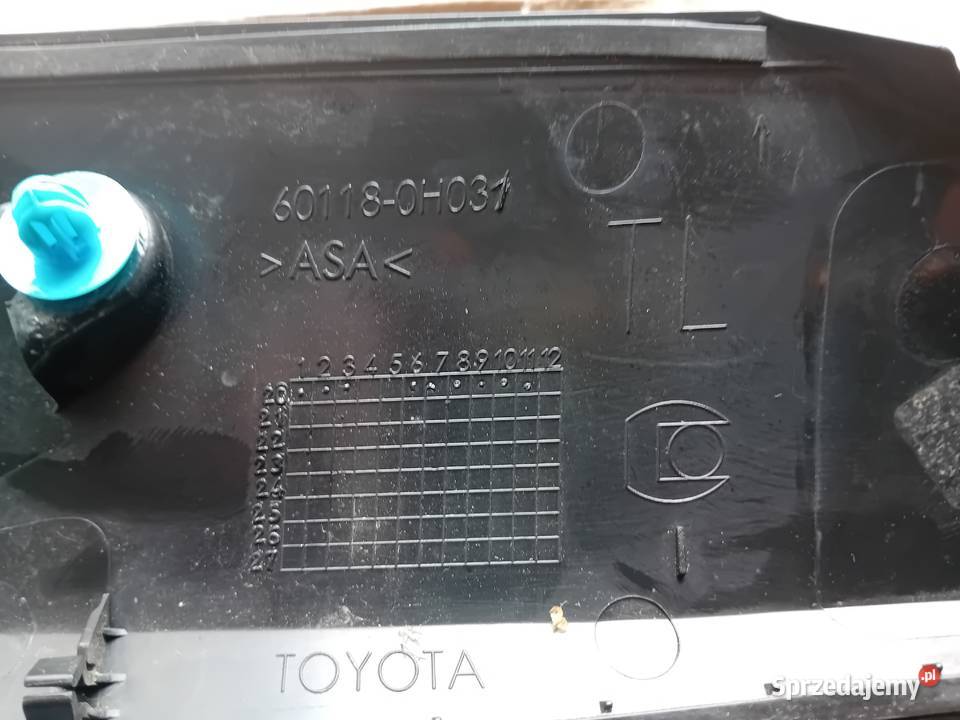 toyota AYGO II listwa błotnika lewaprawa Listwy i nakładki Latowice
