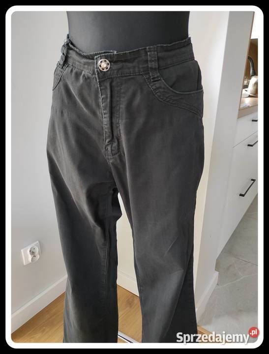 rocfashion czarne spodnie jeansowe rozmiar 37 Odzież damska sprzedam