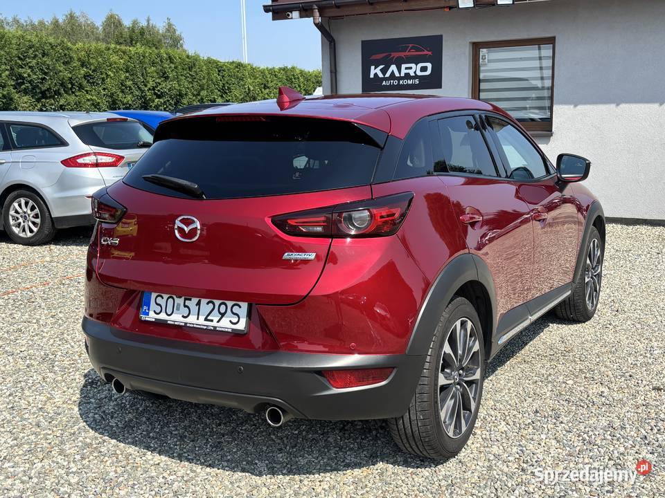 Mazda CX3 Polski salon I właściciel bordowy Paniówki