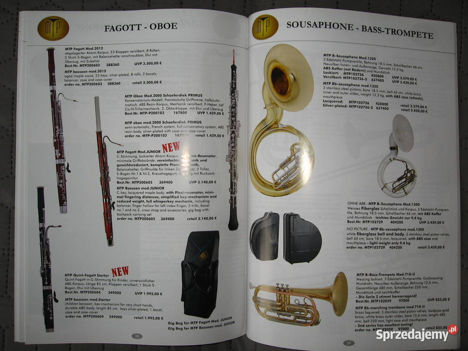MTP Wind Instruments 20222023 catalog katalog Instrumenty dęte Kępice