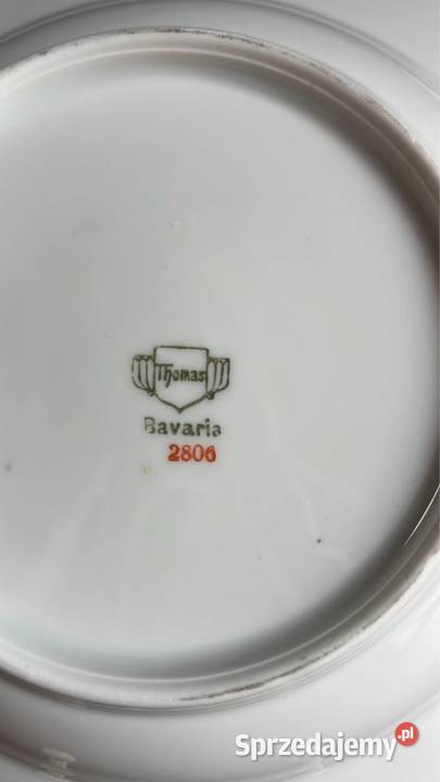 Talerz do zupy Bratki Rosenthal Bavaria Thomas Gdańsk sprzedam