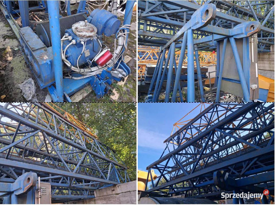 Syndyk sprzeda 4 żurawie wieżowe